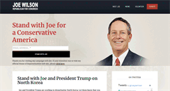 Desktop Screenshot of joewilsonforcongress.com